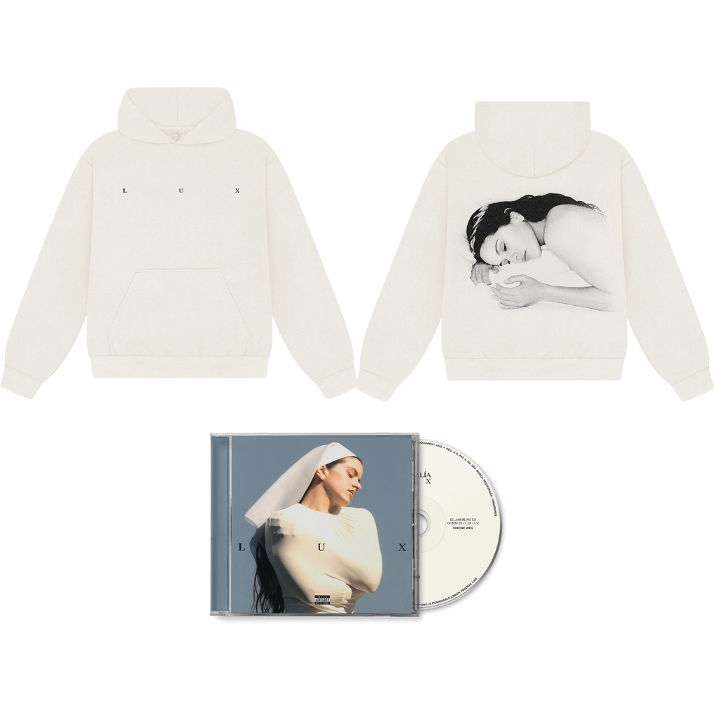 Pack Hoodie Blanc CD ou Vinyle