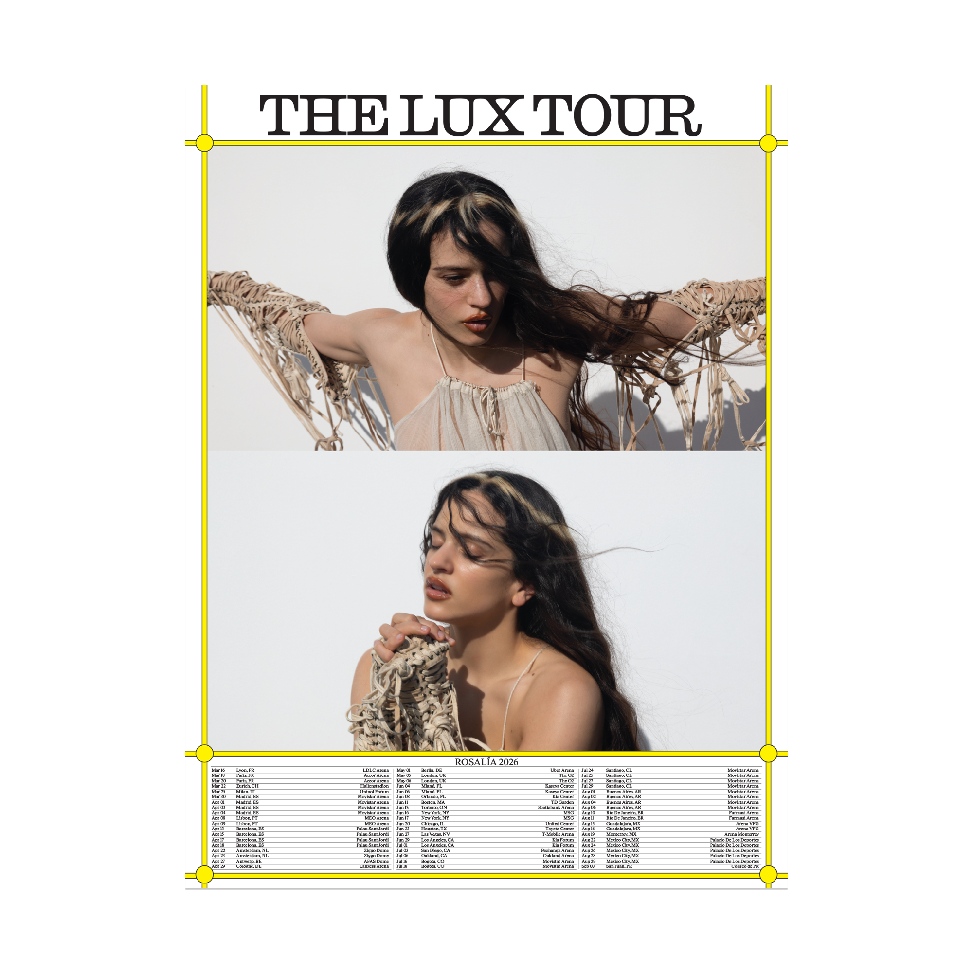 LUX Tour Poster - Online Store Exclusive