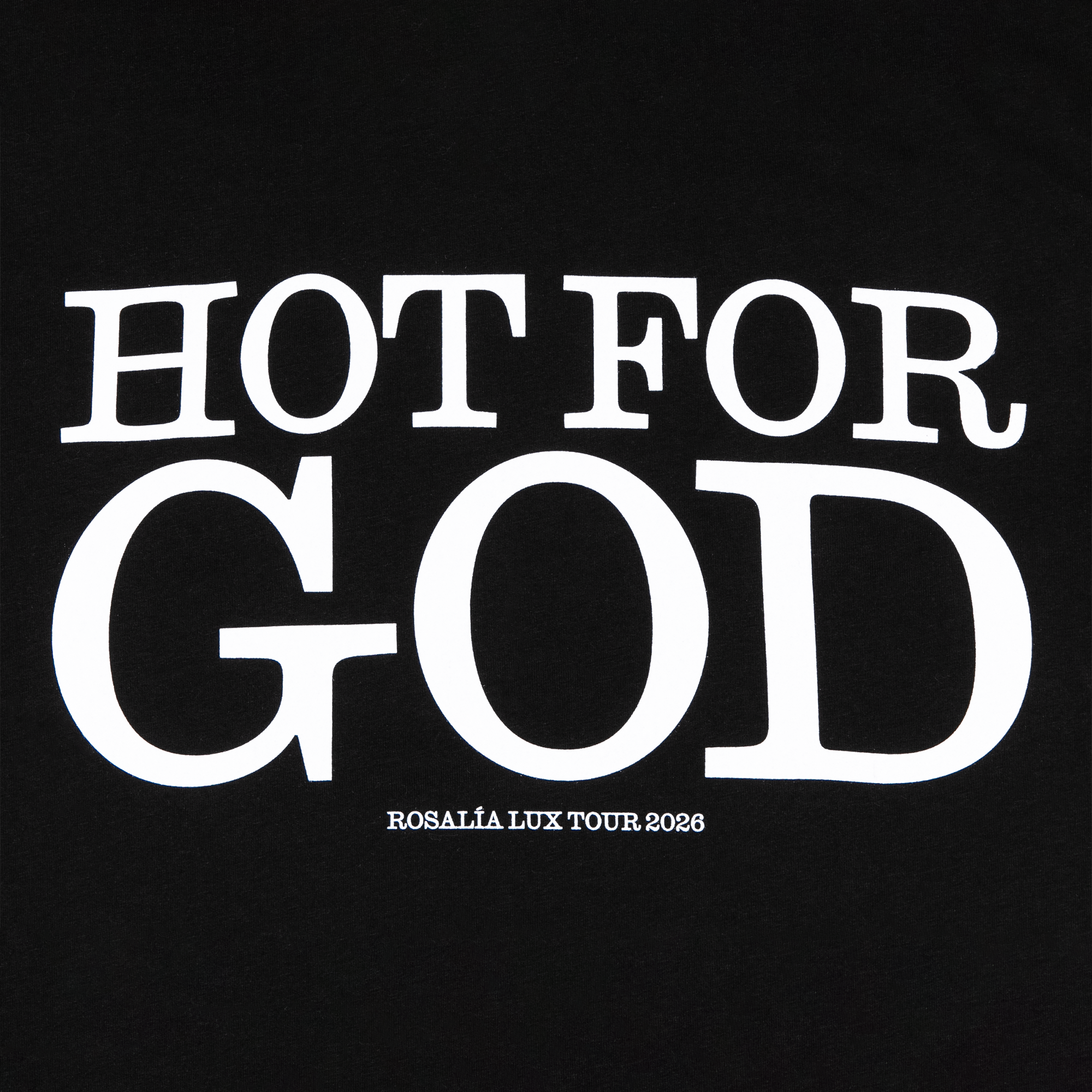 Hot for God Black Tee