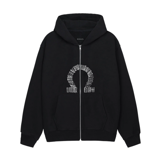 OMEGA ZIP UP HOODIE