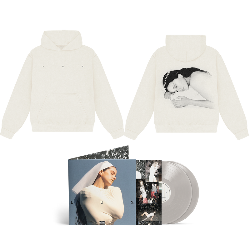 Pack Hoodie Blanc CD ou Vinyle