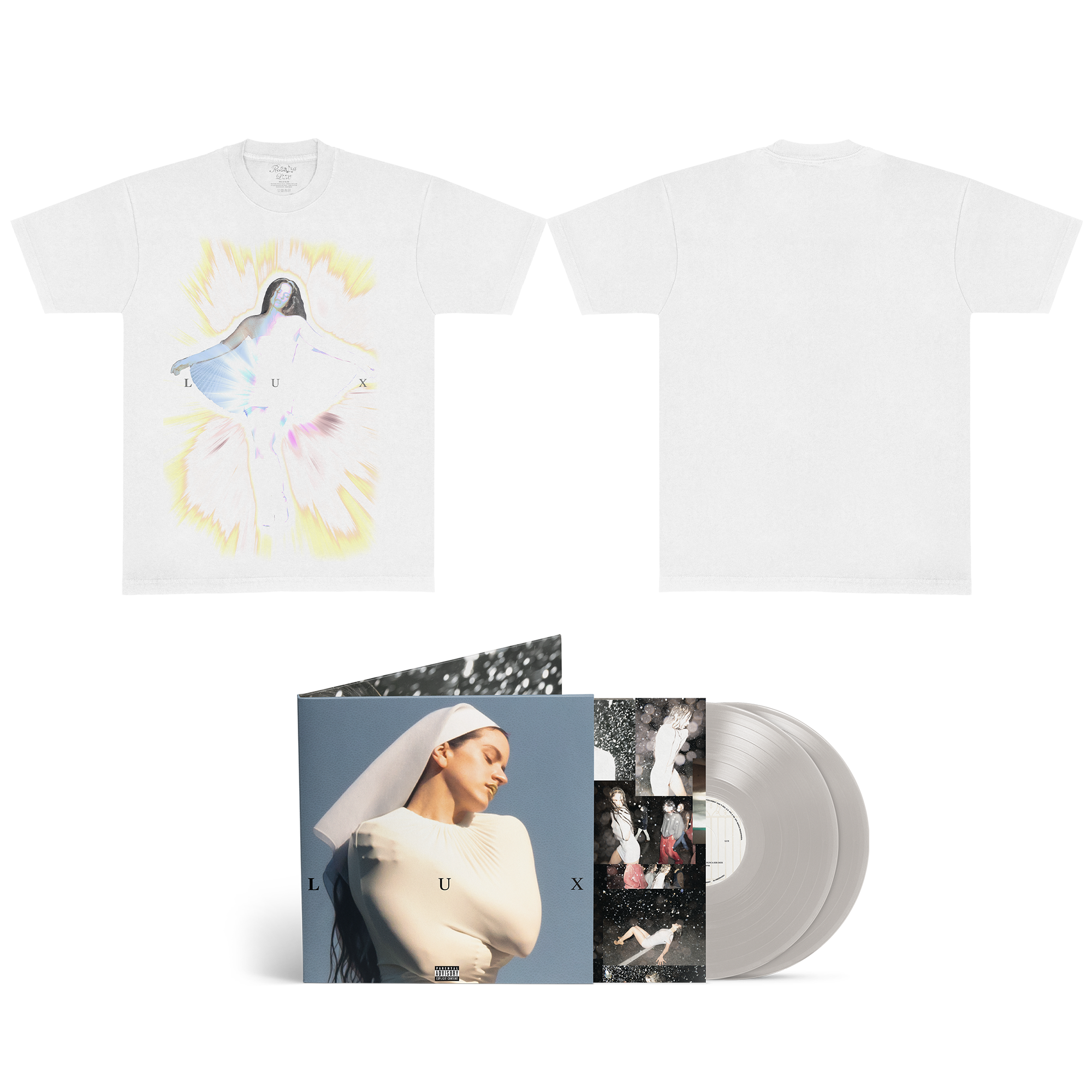 Pack T-shirt Blanc CD ou Vinyle